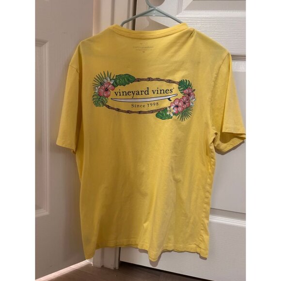 Vineyard Vines Tops - Vineyard Vines SS Whale Crew T-Shirt Tee "SS FLORAL SURF LOGO" Edition